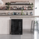 38 Bottle Double-Door Wine Cellar – Black