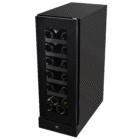 18 Bottle Single-Door Wine Cellar – Black