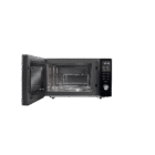 25L Freestanding Microwave with Grill – Black Glass