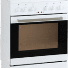 54cm Freestanding Electric Cooker with 4 Functions – White