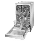 9 Place Setting 45cm Freestanding Dishwasher – Stainless Steel