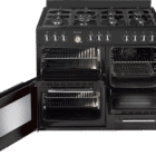 100cm Freestanding Cooker with 7 Gas Burners – Black