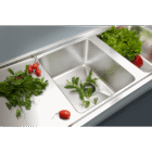 1164mm Double-Bowl Sink – Stainless Steel