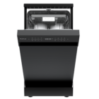 10 Place Setting 45cm Freestanding Dishwasher – Black