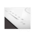 90cm Induction Cooktop with 5 Zones – White Glass