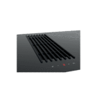 90cm Induction Cooktop with 4 Zones and Integrated Downdraft – Black Glass