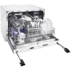 6 Place Setting Compact Fully Integrated Dishwasher – Panel Ready