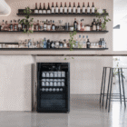 100L Single-Door Bar Fridge – Black