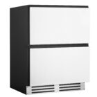 97 Can Dual Drawer Underbench Beverage Chiller – Black