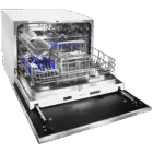6 Place Setting Compact Fully Integrated Dishwasher – Panel Ready