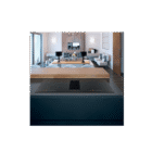 90cm Induction Cooktop with 4 Zones and Integrated Downdraft – Black Glass