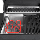 2 Element Electric Trolley BBQ – Black