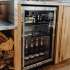 Underbench Triple-Door Outdoor Beverage Chiller – Stainless Steel