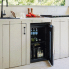 100L Single-Door Bar Fridge – Black