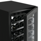 125 Bottle Single-Door Wine Cellar – Black
