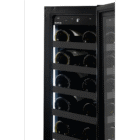 18 Bottle Single-Door Wine Cellar – Black