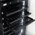 125 Bottle Single-Door Wine Cellar – Black