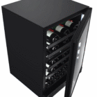 44 Bottle Single-Door Wine Cellar – Black