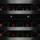 44 Bottle Single-Door Wine Cellar – Black