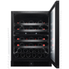 44 Bottle Single-Door Wine Cellar – Black