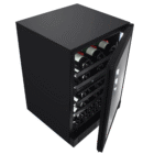 44 Bottle Single-Door Wine Cellar – Black