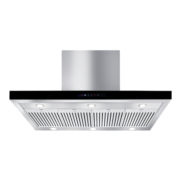 90cm Wall-Mounted BBQ Hood – Stainless Steel