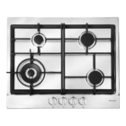 62cm Gas Cooktop with 4 Burners – Stainless Steel