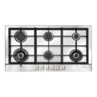 90cm Gas Cooktop with 6 Burners – Stainless Steel