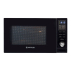 25L Freestanding Microwave with Grill – Black Glass