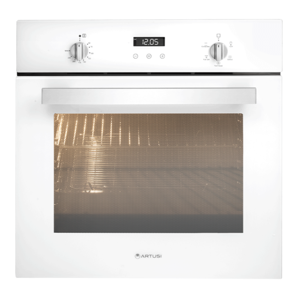 60cm Built-in Double Oven with 7 Functions – White