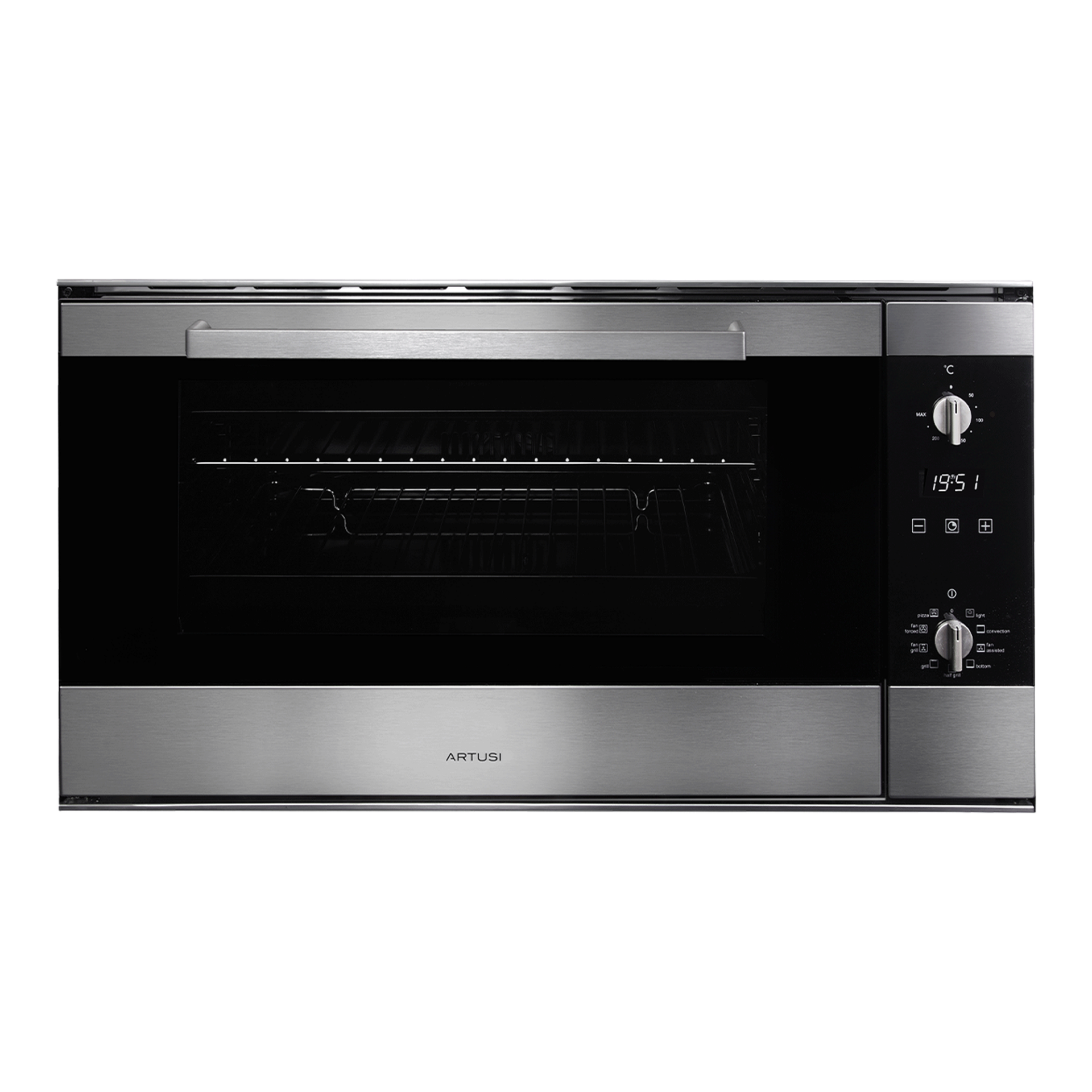 AO900X - Feature Image 90cm Built-in Oven with 9 Functions – Stainless Steel