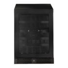 44 Bottle Single-Door Wine Cellar – Black