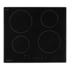 60cm Induction Cooktop with 4 Zones – Black Glass