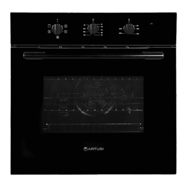 90cm Built-in Oven with 9 Functions – White Glass