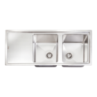 1164mm Double-Bowl Sink – Stainless Steel