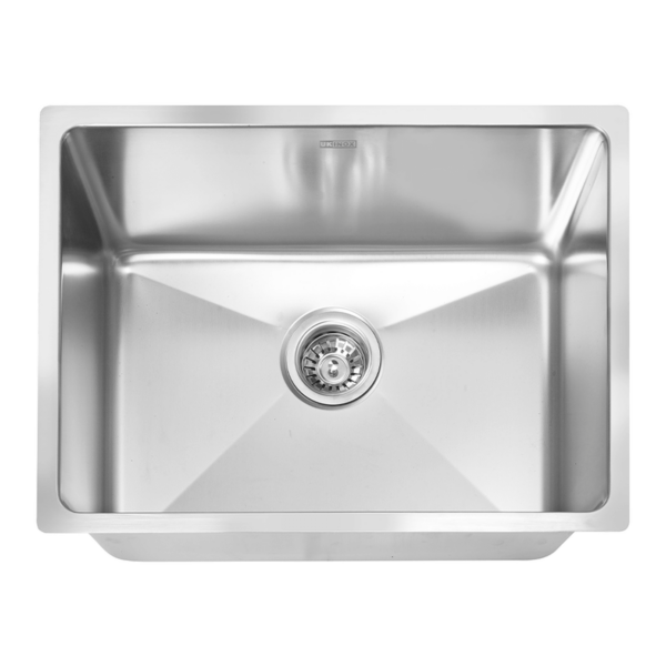 610mm Single-Bowl Granitek Sink – White