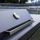 Piazza Outdoor Kitchen with Integrated Bar Fridge – Matte Black