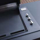Piazza Outdoor Kitchen with Integrated Bar Fridge – Matte Black