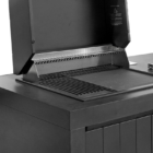 Piazza Outdoor Kitchen with Integrated Bar Fridge – Matte Black